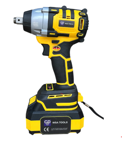 LLAVE IMPACTO 300NM INALAMBRICA 36V + 2 BAT 5AH 5AMP + ADAPTADOR DE TORNILLO Y ACCESORIOS