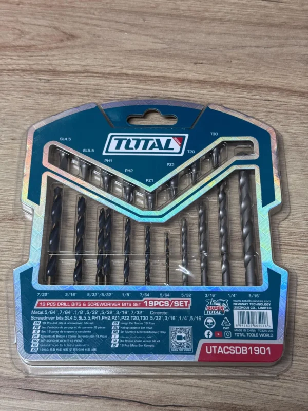 Juego De 19 Brocas Para Lamina Y Concreto Super Select Total