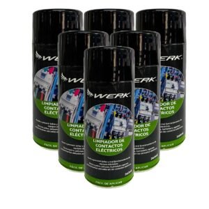 Caja X 6 Unidades Limpiador Contacto Electronicos 240ml Werk