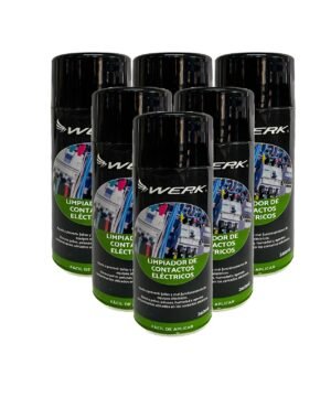Caja X 6 Unidades Limpiador Contacto Electronicos 240ml Werk