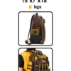 Maleta Espalda 45cm + 17 Bolsillos + Portahe Morral Maletin Ingco