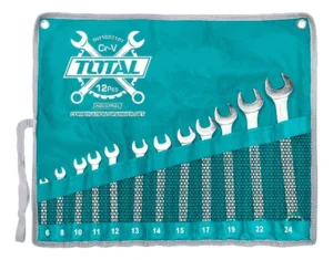 Juego 12 Llaves Mixtas Combinadas 6-24mm Largas Total Mate