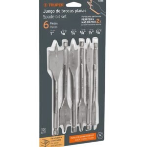 Juego 6 Brocas Espada Para Madera Truper