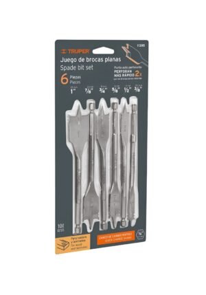 Juego 6 Brocas Espada Para Madera Truper