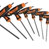 Juego de 8 llaves torx extralargas con mango T - Truper