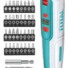 Atornillador Inalambrico 4v Litio + 42 Piezas Total Lapiz