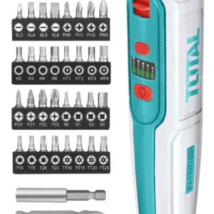 Atornillador Inalambrico 4v Litio + 42 Piezas Total Lapiz