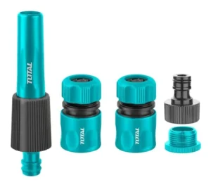 Kit Juego Boquillas Giratorias Para Manguera 5 Piezas Total