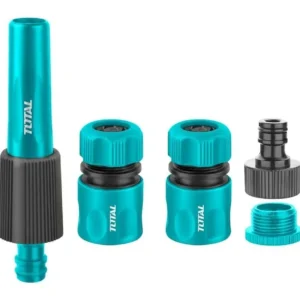 Kit Juego Boquillas Giratorias Para Manguera 5 Piezas Total