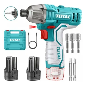 Atornillador Impacto Inal 14 100nm + 2 Baterias + 5 Accesor