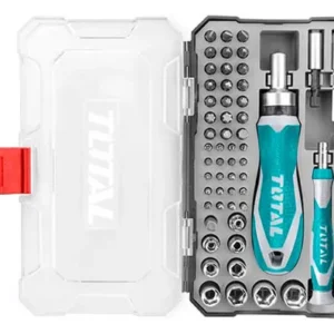 Set De 55 Piezas Destornillador Y Puntas Intercambiables