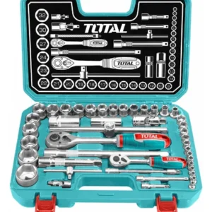 Kit 44pzas Copas Total 1/4 Y 1/2 Cortas 8-32mm + Extensores Total