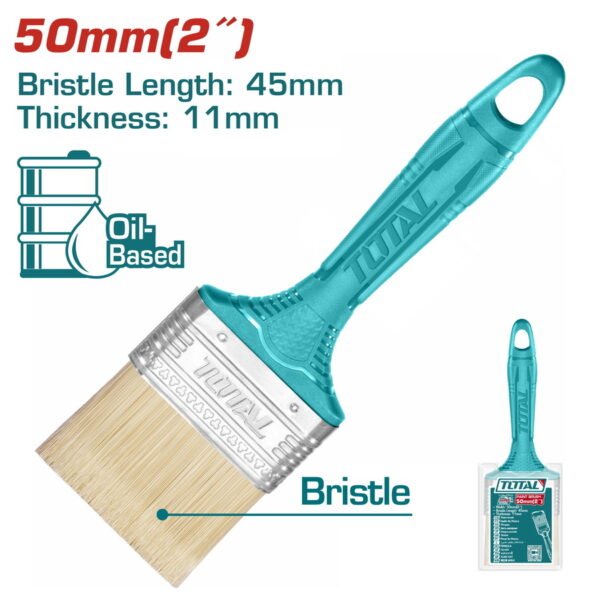 Brocha De Cerda Sintetica Mango Plastico 2 Pulgadas total ref. THT845026
