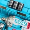 Kit Llave Impacto 400nm Total 20v + 2 Baterias Inalam Total