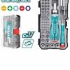 Set De 55 Piezas Destornillador Y Puntas Intercambiables