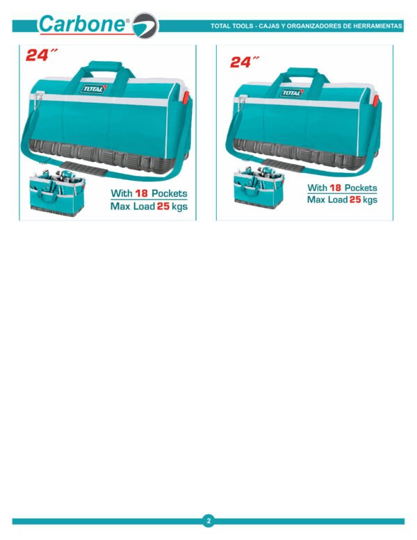 tht16241-bolso-p-herrm-total-de_002 Maleta De Herramientas 24'' 64cm X 21cm Maleta Total