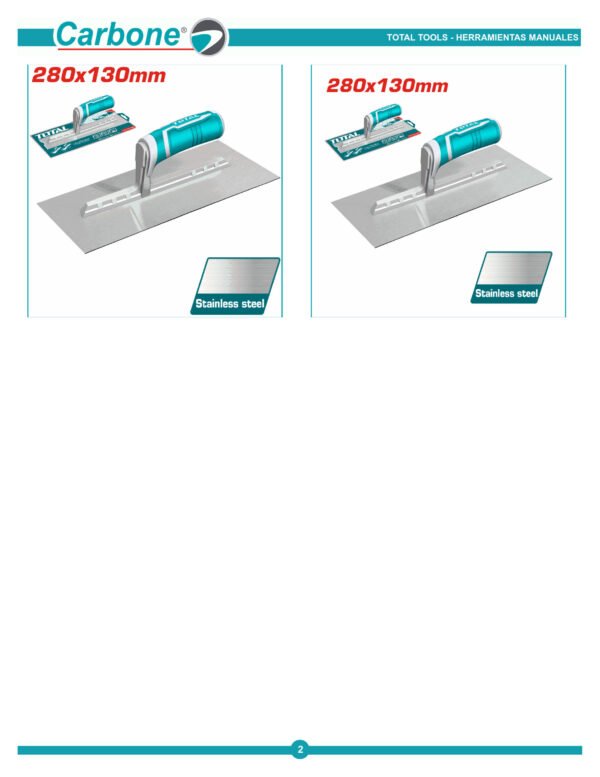 tht81286-llana-de-yeso-(mango-de_002 Llana Lisa Mango Plastico 28cm X 13cm Total