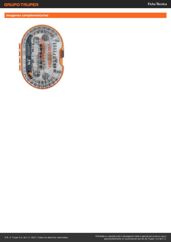 Accesorios Para Motor Tool 276 Piezas Truper 100729