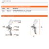 Aerografo Pistola Gravedad 120ml Boquilla 1mm Truper 11097