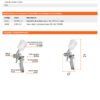 Aerografo Pistola Gravedad 120ml Boquilla 1mm Truper 11097