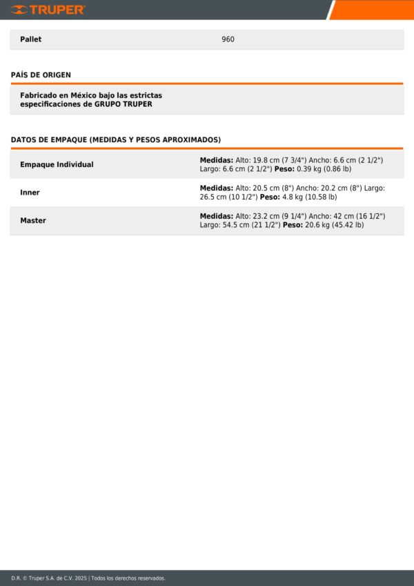 Aflojatodo Multiusos En Aerosol, 400ml (14oz), Truper 13471