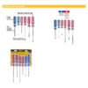 Juego Destornilladores X6pzas Mango Pvc Pretul Pesado