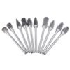 Juego X5 Fresas Para Metal Tungsteno 14'' X 516'' Mototool