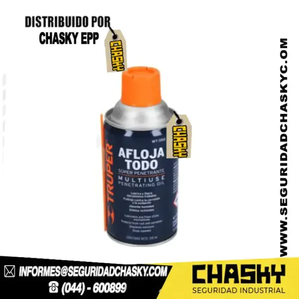 Aflojatodo Multiusos En Aerosol, 345ml (12oz), Truper 13470