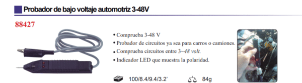 Punta Lógica 3-48v Force 88427