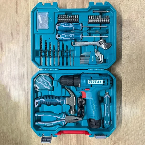 Kit De Herramientas 89 Piezas + Inalambrico 12v Total