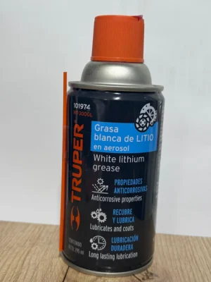 Grasa Blanca Lubricante De Litio Aerosol 295 Ml Truper