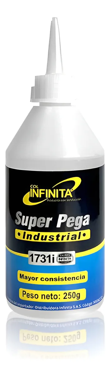 Pegamento Industrial Super Pega 250g Liquido Infinita
