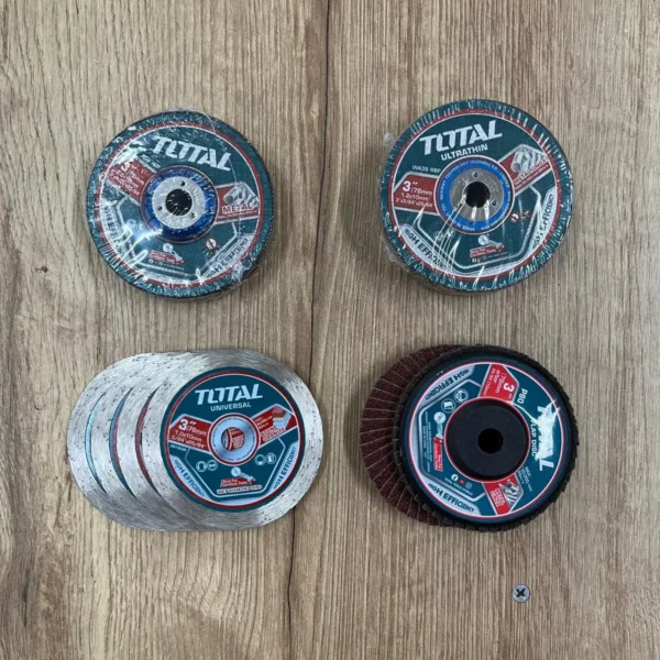 Set X 30 Discos Para Pulidora 3 Corte Metal Total Tac97630