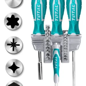 Set 24 Piezas Destornilladores Y Puntas Total
