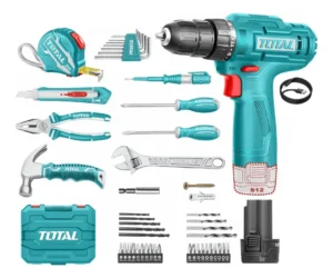 Kit De Herramientas 89 Piezas + Inalambrico 12v Total