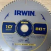 Disco 10'' Sierra 80 Dientes Madera Melamina Eje 30mm Irwin