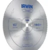 Disco 10'' Sierra 180 Dientes Madera Melamina 58'' Irwin