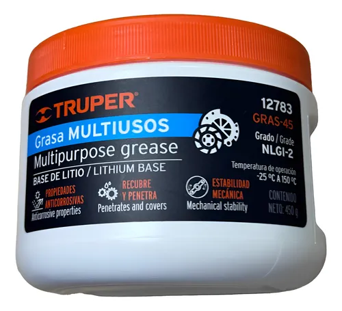 Grasa Lubricante Truper Multiusos Carro Moto 450g 12783