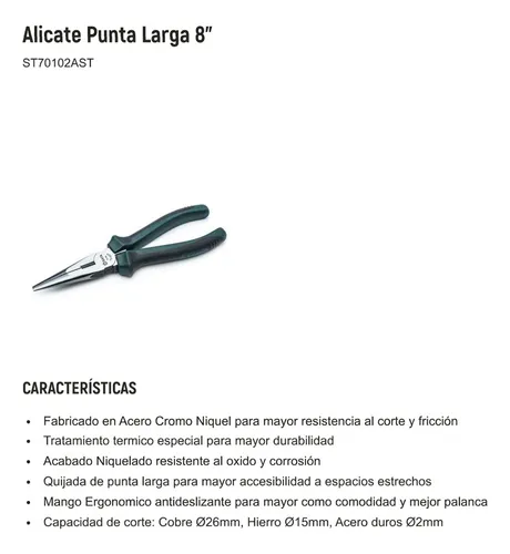 D_NQ_NP_668105-MCO75929597611_042024-O Pinza Alicate Cortafrío 7 Sata St70203ast