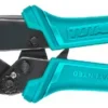 Alicate Pinza Pelacable Terminales 0.5mm A 6mm Con Ponchador Industrial Total 9 Crimpeadora Con Trinquete