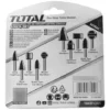Juego X 10 Puntas Mototool Piedra Metal, Acero Inox, Fresas