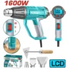 Pistola De Calor Total Indicador Led Temperatura Utb16056 Color Turquesa