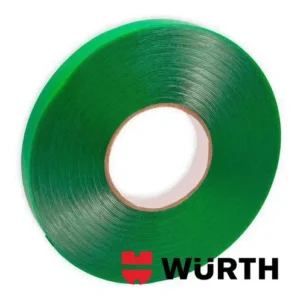 Cinta adhesiva extra fuerte de doble cara, 12 x 20 m, Koretch, 15 cm, capacidad para 400 g, color transparente y liso