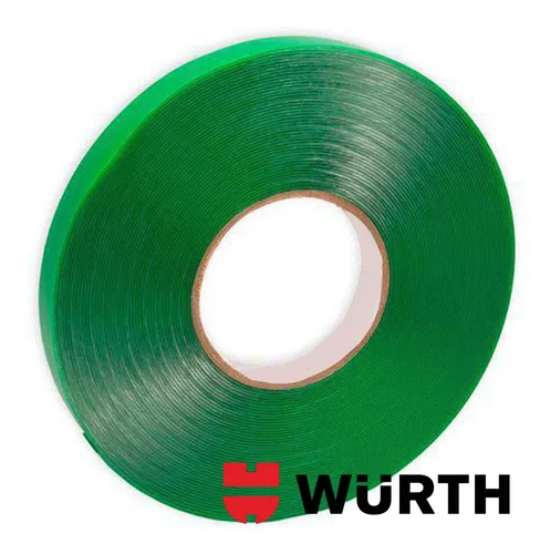 Cinta adhesiva extra fuerte de doble cara, 12 x 20 m, Koretch, 15 cm, capacidad para 400 g, color transparente y liso