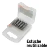 Estuche 5 Puntas Cruz Largars Ph2 De Impacto 3'' Truper