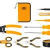 Kit Electricista X 11 Pzas Ponchadora, Tijeras, Tester Ingco