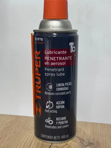 Lubricante Penetrante En Aerosol Anti Oxido De 400 Ml Truper