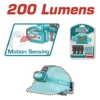 Linterna Led Minera 200 Lumens 91 Metros Para Casco Total