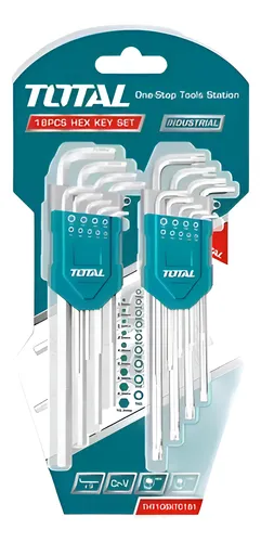 Kit X 18 Piezas Llaves Bristol Allen Y Torx Total Tht106kt01