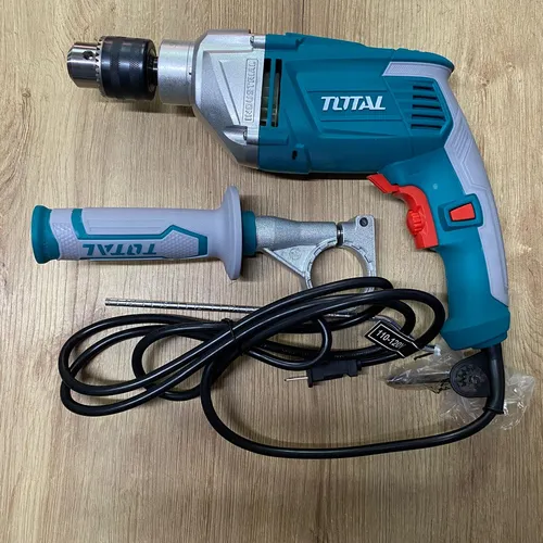 Taladro 1/2'' Percutor Con Regulador 1010w Industrial Total